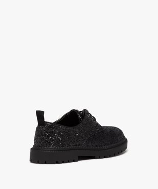 Derbies filles pailletées à semelle crantée vue4 - GEMO (ENFANT) - GEMO