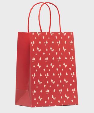 Pochette cadeau spéciale Noël avec motifs sapins vue1 - GEMO (ACCESS) - GEMO