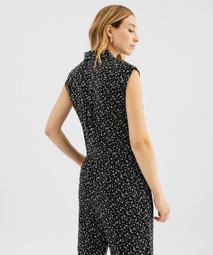 Chemise sans manches courte et ample en viscose fluide imprimée femme vue3 - GEMO 4G FEMME - GEMO