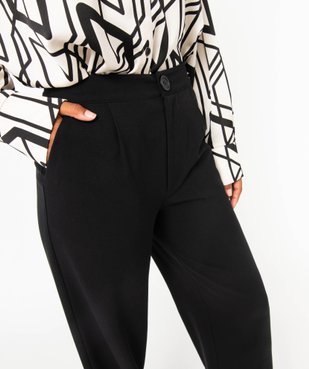 Pantalon large et souple femme vue2 - GEMO(FEMME PAP) - GEMO