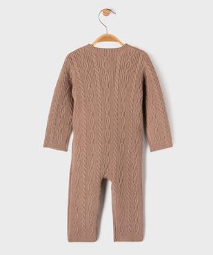 Combinaison en maille torsadée bébé vue3 - GEMO 4G BEBE - GEMO