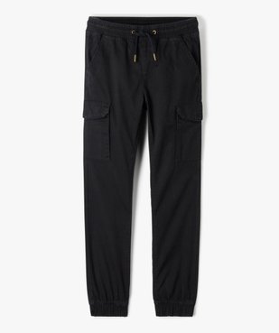 Pantalon en toile coupe jogger slim garçon vue2 - GEMO 4G GARCON - GEMO