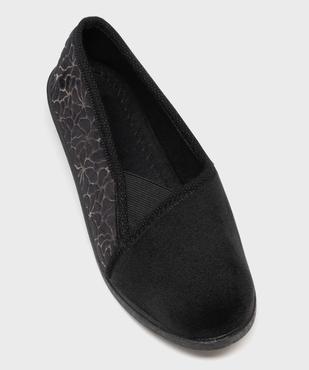 Chaussons enveloppants dessus velours femme vue6 - G'FLEX GEMO FOR GOOD - GEMO