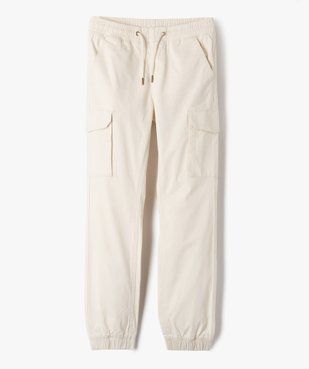 Pantalon en toile coupe jogger slim garçon vue3 - GEMO 4G GARCON - GEMO