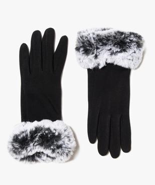 Gants tactiles avec revers vue2 - GEMO (ACCESS) - GEMO