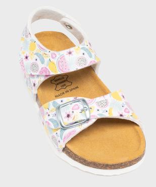 Sandales à scratch avec semelle intérieure cuir bébé fille vue5 - LOVELY WINGS GEMO FOR GOOD - GEMO