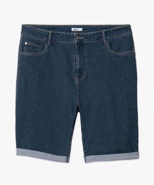 Bermuda femme grande taille en coton stretch Coupe ajustée vue4 - GEMO (G TAILLE) - GEMO