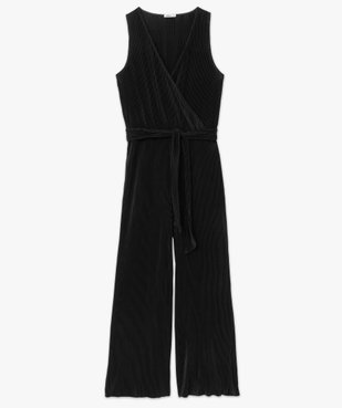 Combi-pantalon femme sans manches plissé vue4 - GEMO(FEMME PAP) - GEMO