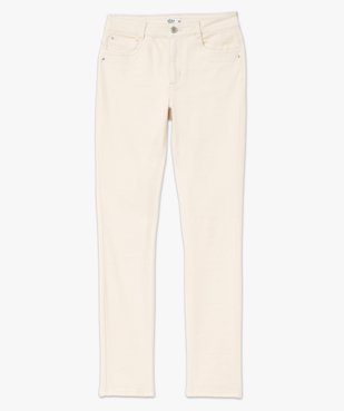 Jean slim taille normale en toile denim stretch femme vue4 - GEMO 4G FEMME - GEMO