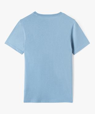 Tee-shirt manches courtes en coton imprimé garçon vue3 - GEMO 4G GARCON - GEMO