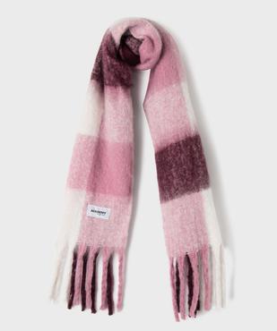 Écharpe plaid douillette fille vue1 - GEMO (JUNIOR) - GEMO