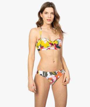 Bas de maillot de bain femme forme slip vue3 - GEMO (PLAGE) - GEMO