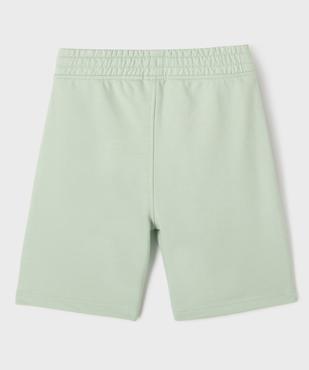 Short en maille coupe large avec taille ajustable garçon vue3 - GEMO (ENFANT) - GEMO