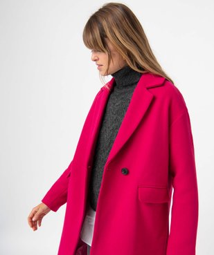 Manteau femme fermeture croisée fermeture boutons vue2 - GEMO(FEMME PAP) - GEMO