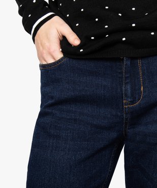 Jean femme forme Bootcul avec surpiqûres apparentes vue2 - GEMO (JEAN) - GEMO