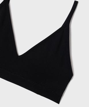 Brassière à fines bretelles avec mousses amovibles fille vue2 - GEMO 4G FILLE - GEMO