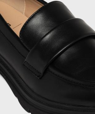 Mocassins chunky à épaisse semelle crantée et bout amande femme - 5 MILES vue6 - 5 MILES - GEMO