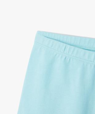 Legging court cycliste uni fille vue2 - GEMO 4G FILLE - GEMO