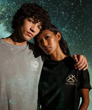 Haut de pyjama avec motif poitrine et dos mixte vue12 - GEMO 4G FEMME - GEMO