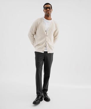 Tee-shirt à manches longues et col rond homme vue14 - GEMO 4G HOMME - GEMO