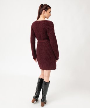 Robe pull en maille pailletée femme vue4 - GEMO(FEMME PAP) - GEMO
