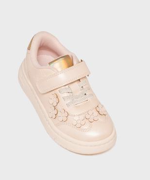 Baskets à scratch en matière irisée avec fleurs fille - Lovely Wings vue5 - LOVELY WINGS - GEMO