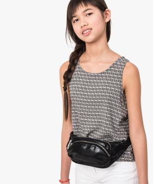Sac banane pour femme à paillettes et double zip vue1 - GEMO (ACCESS) - GEMO