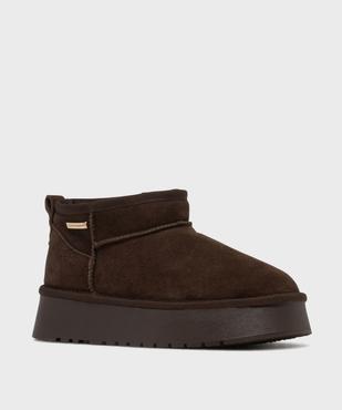 Boots fourrées plateforme femme - LuluCastagnette vue2 - LULUCASTAGNETTE - GEMO
