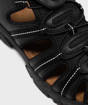 Chaussures confort ouvertes à lacets élastiques homme vue6 - G'FLEX - GEMO