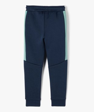 Pantalon de jogging bicolore garçon vue3 - GEMO (ENFANT) - GEMO