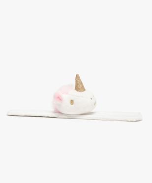 Bracelet enfant peluche licorne vue2 - GEMO - GEMO