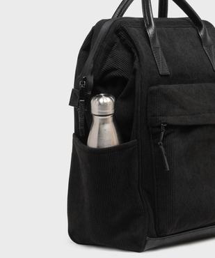Sac à dos ordinateur en velours côtelé homme vue5 - GEMO (ACCESS) - GEMO