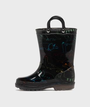 Bottes de pluie à motifs dinosaures garçon - 5 Miles vue3 - 5 MILES - GEMO