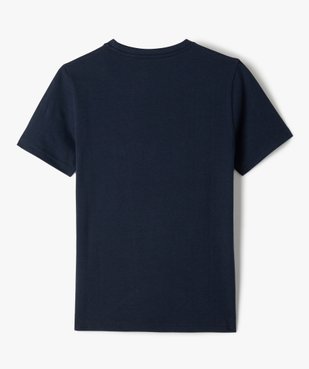 Tee-shirt à manches courtes avec motifs garçon vue3 - GEMO 4G GARCON - GEMO