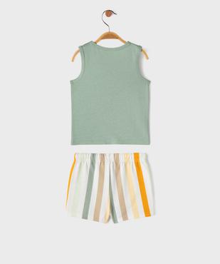 Ensemble 2 pièces bébé garçon - Débardeur et short vue4 - GEMO 4G BEBE - GEMO