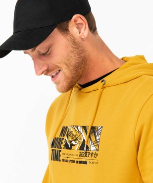 Sweat en molleton doux avec capuche homme vue2 - GEMO (HOMME) - GEMO