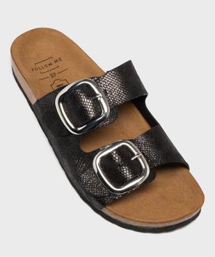 Mules ouvertes avec brides à boucles femme - Follow Me vue5 - FOLLOW ME - GEMO