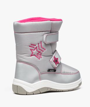 Bottes après-ski fille avec fermeture scratch vue4 - GEMO (EQUIPT) - GEMO