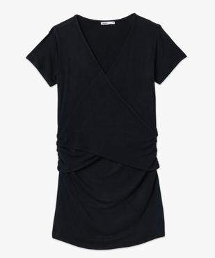 Tee-shirt de grossesse et allaitement cache-cœur vue4 - GEMO (MATER) - GEMO