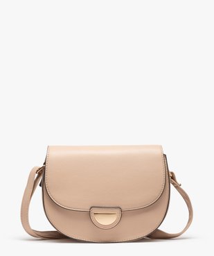 Sac femme forme demi-lune avec large rabat vue1 - GEMO (ACCESS) - GEMO