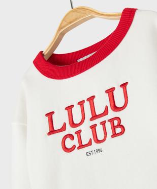 Sweat en molleton douillet bébé garçon - LuluCastagnette vue2 - LULU CASTAGNETTE GEMO FOR GOOD - GEMO