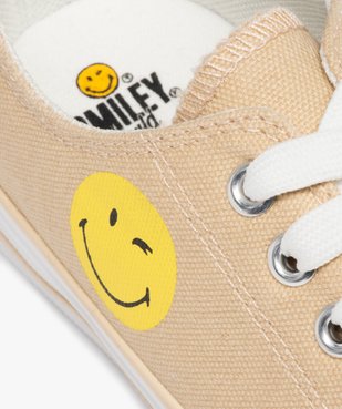 Baskets femme en toile tige basse – Smiley World vue6 - SMILEY - GEMO