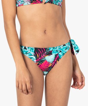 Bas de maillot de bain femme forme culotte vue1 - GEMO 4G FEMME - GEMO