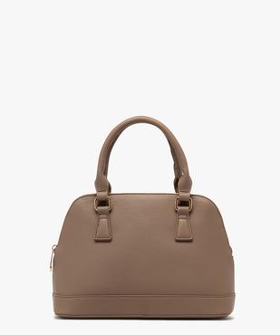 Sac rigide en matière grainée porté main femme vue1 - GEMO (ACCESS) - GEMO
