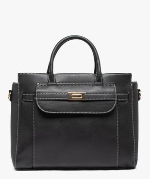 Sac femme porté main avec rabat fantaisie vue1 - GEMO (ACCESS) - GEMO