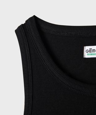 Débardeur court en maille côtelée fille vue2 - GEMO 4G FILLE - GEMO