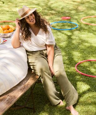 Chapeau tissé et pailleté forme fedora femme vue4 - GEMO (ACCESS) - GEMO