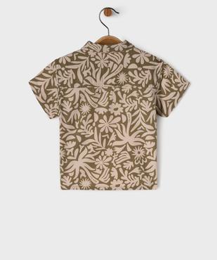 Ensemble 2 pièces chemise et tee-shirt bébé garçon vue4 - GEMO(BEBE DEBT) - GEMO