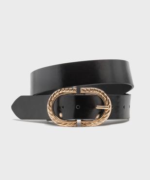 Ceinture à boucle ovale femme vue1 - GEMO (ACCESS) - GEMO