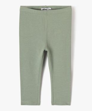 Legging long en coton stretch bébé fille vue1 - GEMO 4G BEBE - GEMO